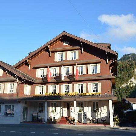 Hotel Garni Rosslipost Unteriberg Eksteriør bilde